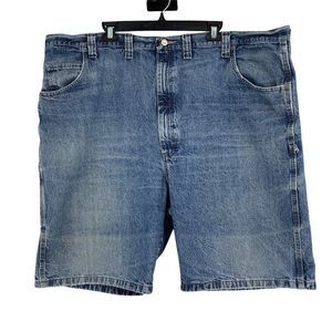 Men’s Wrangler Denim Jean Shorts Distress Size 48 100% Cotton 0624